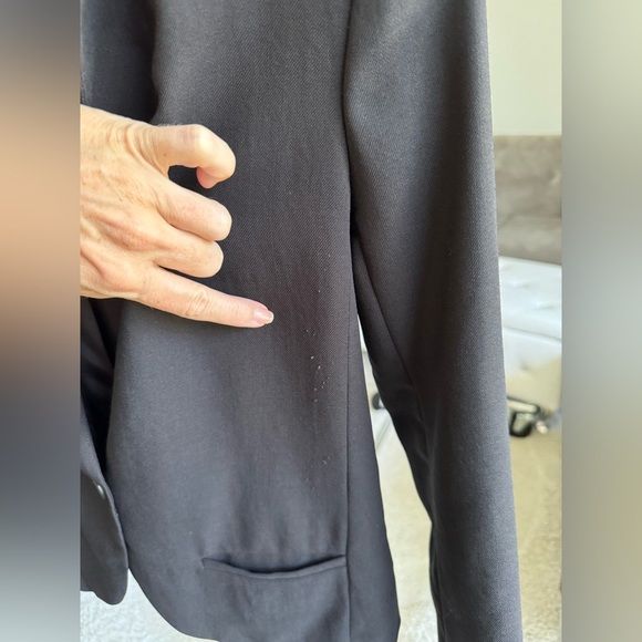 J. Crew Black Blazer Classic Wool Jacket Size 0 - Picture 7 of 12